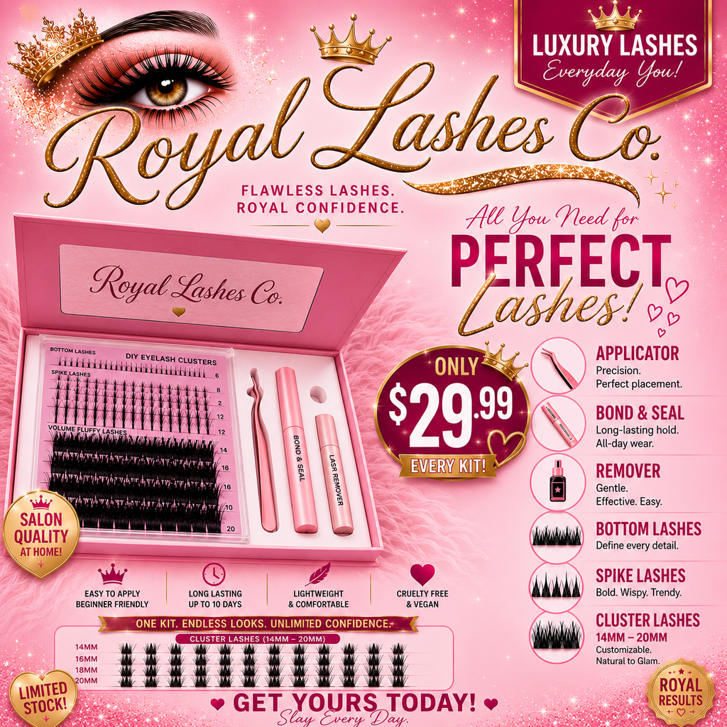 DIY Lash Kit:
Royal Lashes Co.